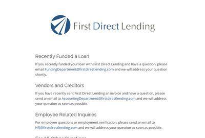 1st Direct Lending LLC
