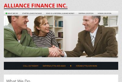 Alliance Finance Inc