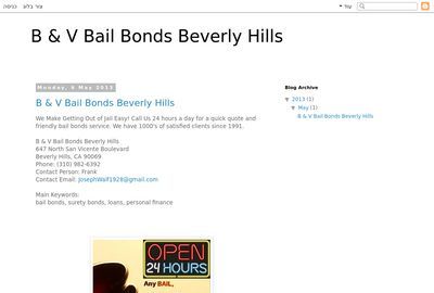 B & V Bail Bonds
