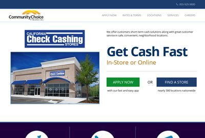 California Check Cashing Store