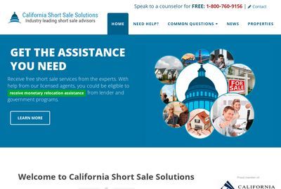 California Short Sale Solutions