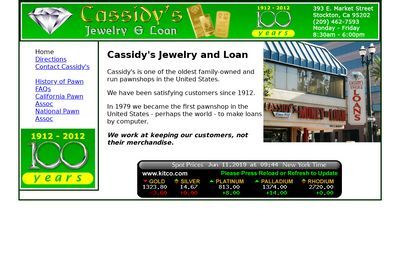 Cassidy's Jewelry & Loan Co. Inc.