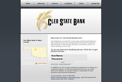 Cleo State Bank