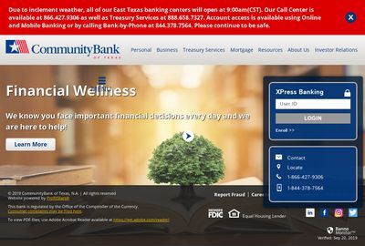 Community Bank Of Texas
