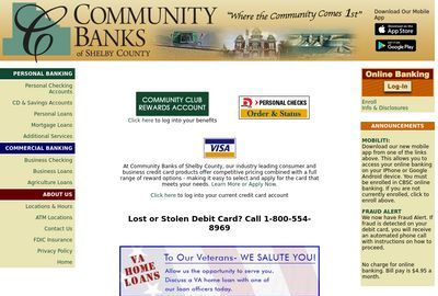 Community Banks Of Shelby County