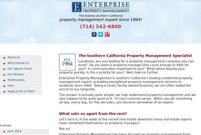 Enterprise Property Management