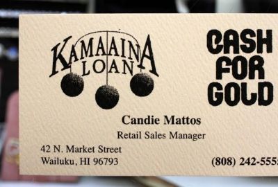 Kamaaina Loan & Cash For Gold Retail Store