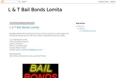 L & T Bail Bonds Lomita