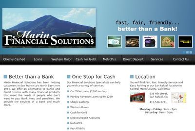Marin Check Cashing Co