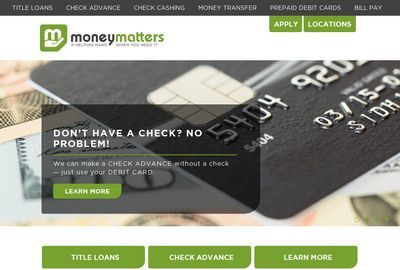 Money Matters - Okolona Car Title Loans
