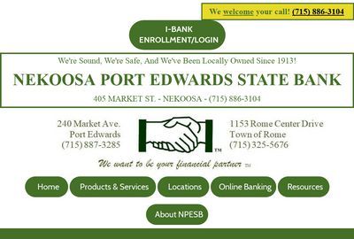 Nekoosa Port Edwards Bank