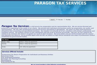 Paragon Tax Service