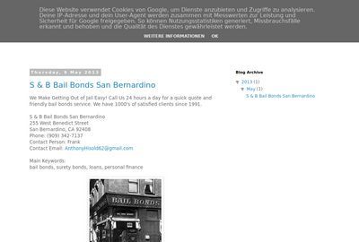 S & B Bail Bonds San Bernardino