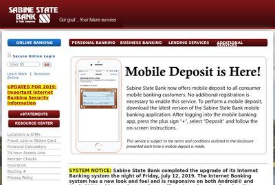 Sabine State Bank & Trust Co