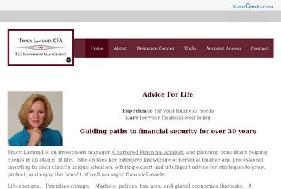 Tracy Lamond CFA-TLC Investment Management